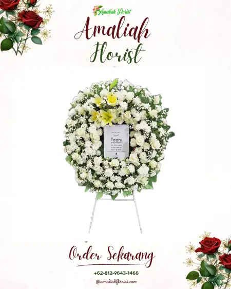 Krans Bunga Duka Cikedokan